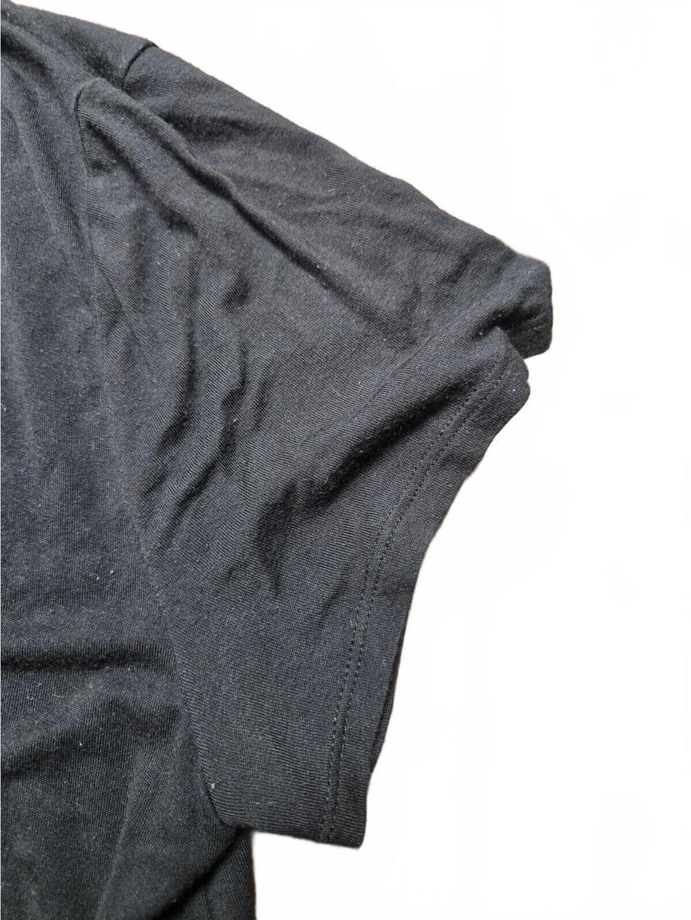 Nine West Soft Spun Black V-Neck T-Shirt XXL - Picture 5 of 6